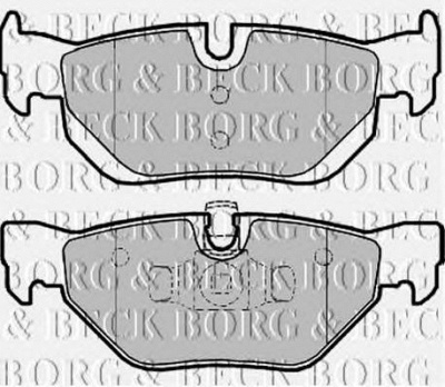 BORG & BECK bbp1963 -  Комплект тормозных колодок, дисковый тормоз